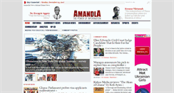 Desktop Screenshot of amandlanews.com